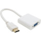 Адаптер Extradigital HDMI to VGA, 0.15m, 30 AWG, Gold, PVC, Hi-Speed